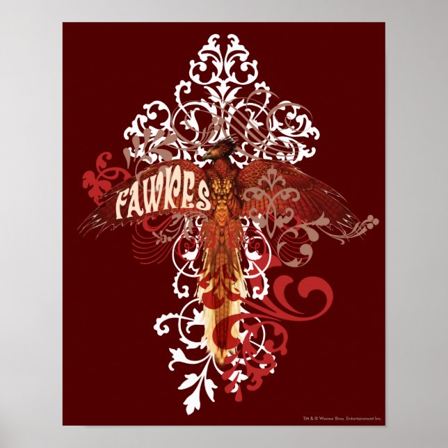Fawkes Spread Wings Poster (Front)