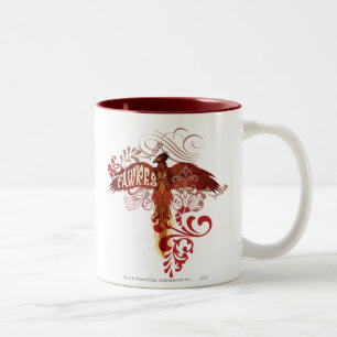 Fawkes Spread Wings Two-Tone Coffee Mug