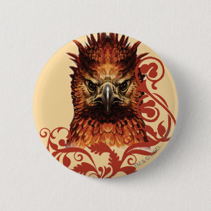 Fawkes Staring 2 Inch Round Button