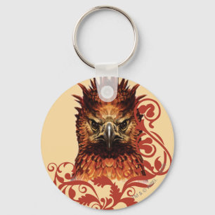 Fawkes Staring Keychain