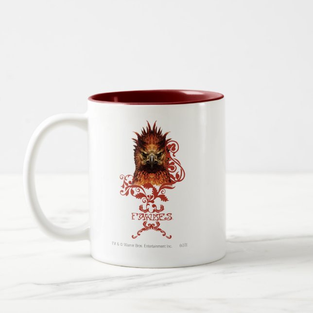 Fawkes Staring Two-Tone Coffee Mug (Left)
