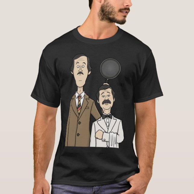 Fawlty Towers - Basil and Manuel Classic T-Shirt (Front)