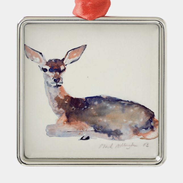 Fawn 2003 metal ornament (Front)