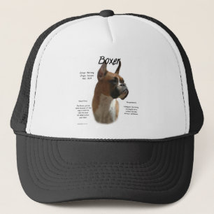 Fawn Boxer History  Trucker Hat