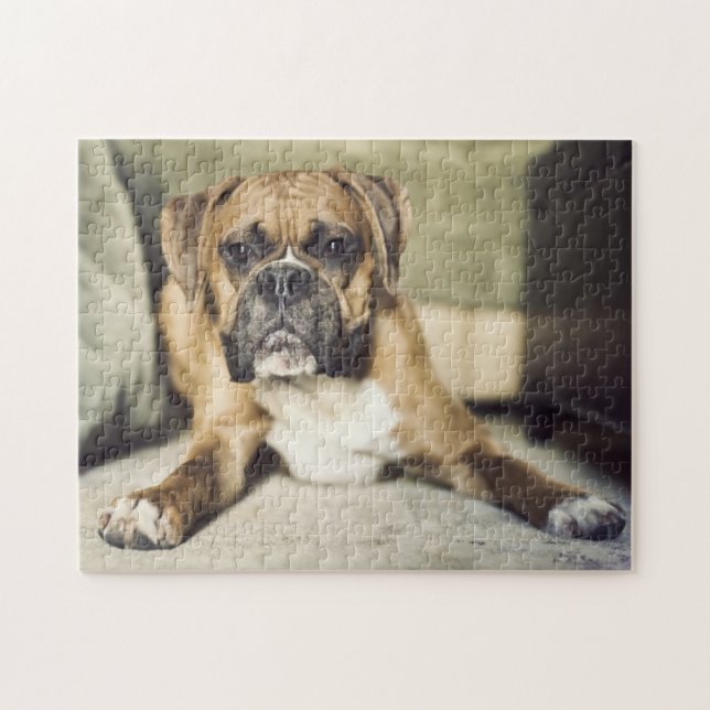 Fawn Boxer Pup Jigsaw Puzzle (Horizontal)