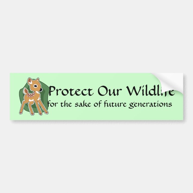 Fawn Bumper Sticker (Front)
