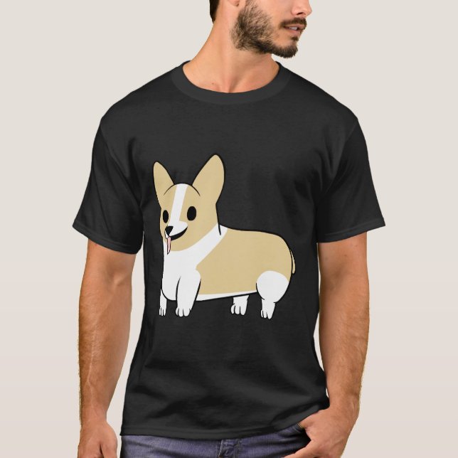 Fawn Corgi T-Shirt (Front)