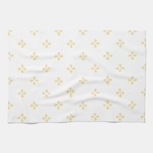Fawn Dandelion Crosses  Kitchen Towel (Horizontal)