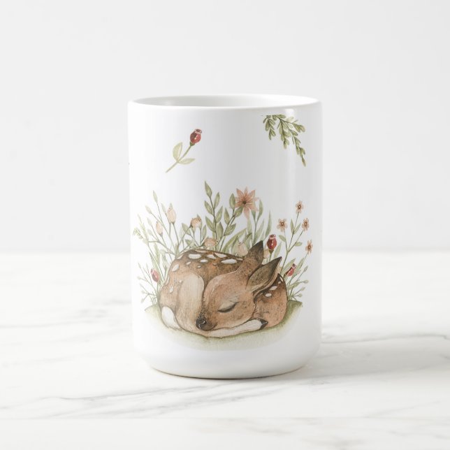 Fawn deer baby sweet classic mug (Center)