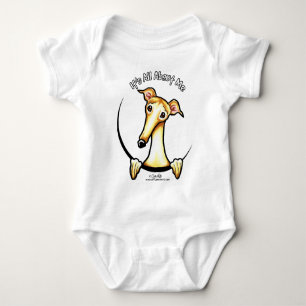 Fawn Greyhound IAAM Baby Bodysuit