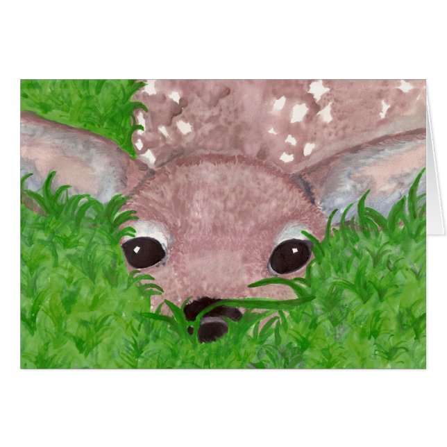 Fawn in the grass (Front Horizontal)