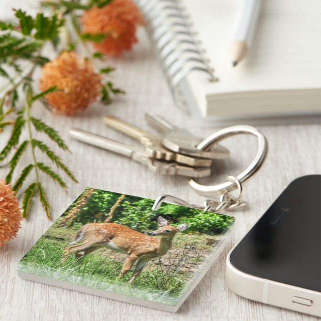 Fawn  keychain (Front Right)