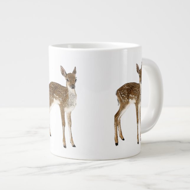 Fawn Large Coffee Mug (Front Right)