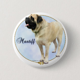 Fawn Mastiff Portrait 2 Inch Round Button