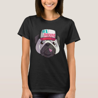 Fawn Pug #1 Mom Mother's Day T-Shirt