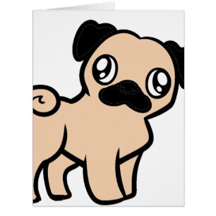 fawn pug cartoon