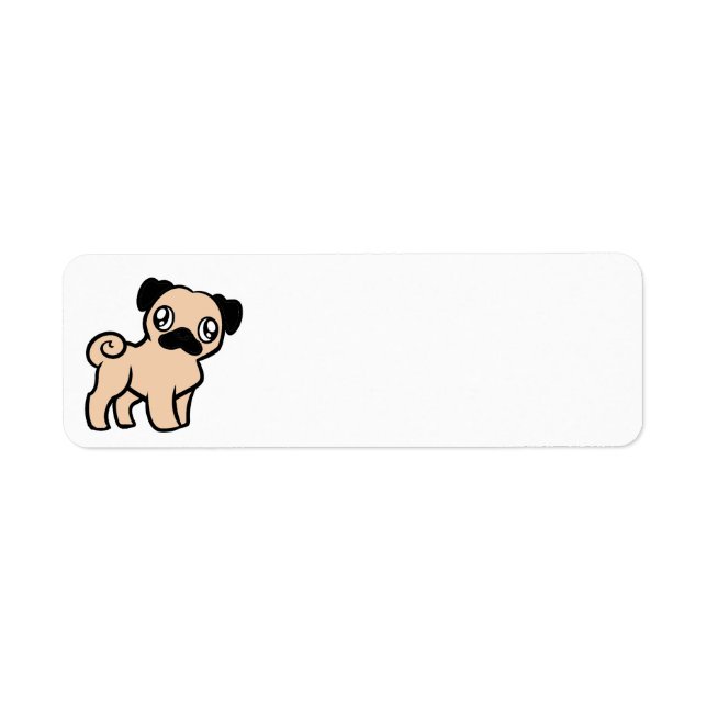 fawn pug cartoon (Front)