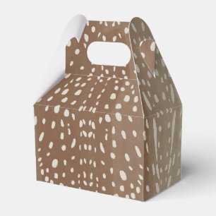 Fawn Spots Baby Deer Animal Print Pattern Favor Box