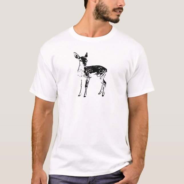 Fawn T-Shirt Unisex Tee Shirt Baby Deer (Front)