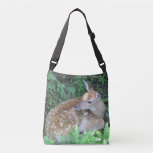 Fawn Waiting For Mom Crossbody Bag