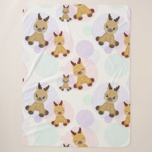 Fawns Bambi. Sherpa Blanket