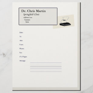 Fax Machine Cover Letter Custom Personalized