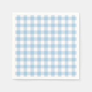 Faye and Lauren Blue Plaid Napkin
