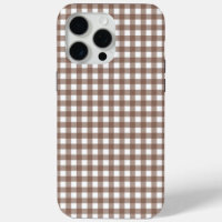 Faye and Lauren Brown Gingham