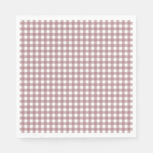 Faye and Lauren Fall Pink Gingham Napkin