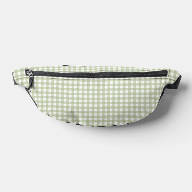 Faye and Lauren Green Gingham Fanny Pack (Lay Down)