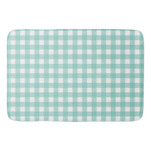 Faye and Lauren Green Plaid Bath Mat
