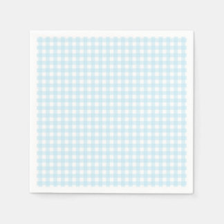 Faye and Lauren Light Blue Gingham Napkin