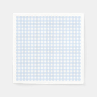 Faye and Lauren Pastel Blue Gingham Napkin