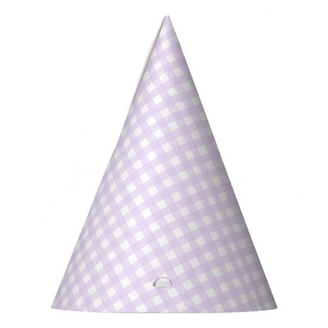 Faye and Lauren Pastel Purple Party Hat (Left)
