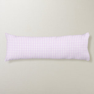 Faye and Lauren Pink Gingham Body Pillow