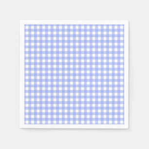 Faye and Lauren Purple Gingham Paper Napkins