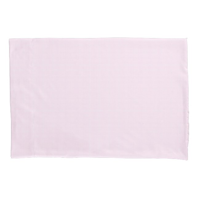 Faye Bright Pink Gingham Pillowcase (Front)