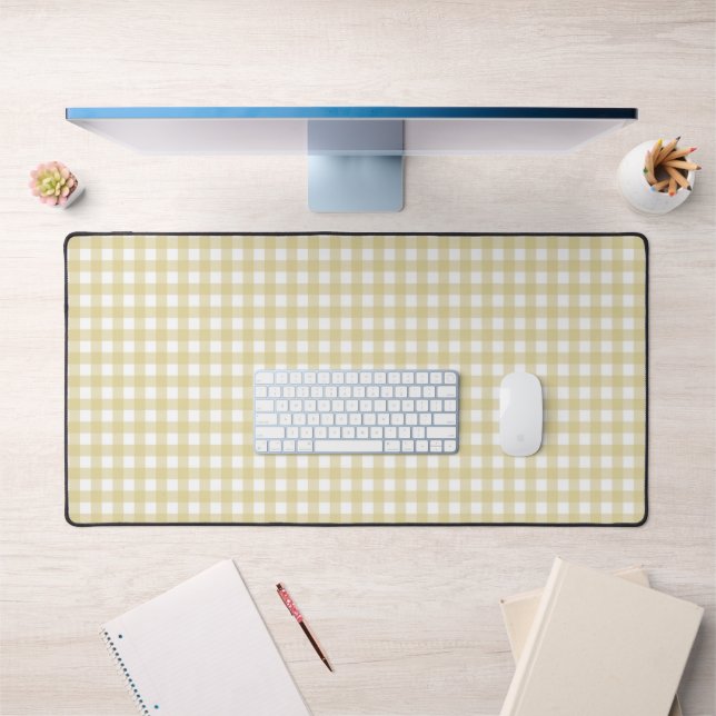 Faye et Lauren En vichy jaune clair (Bureau 1)