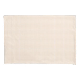 Faye Peach Gingham Pillowcase