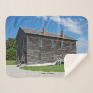 Fayette Opera House sherpa blanket