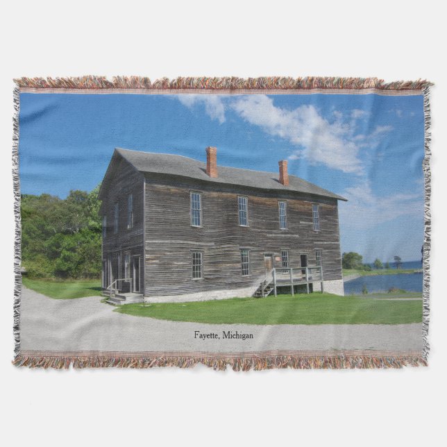 Fayette Opera House throw blanket (Front)