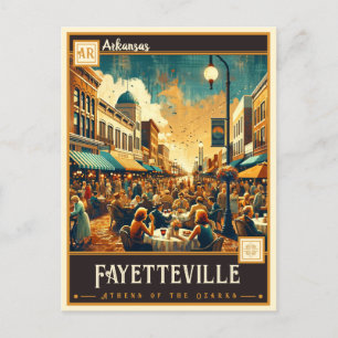 Fayetteville, Arkansas   Vintage Postcard