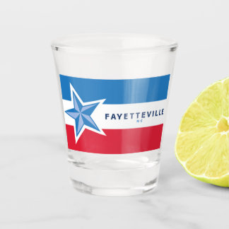 Fayetteville (North Carolina) city flag Shot Glass