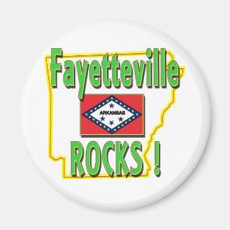 Fayetteville Rocks ! (green) Magnet