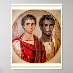 Fayum Lovers ... Roman Period Egypt Poster