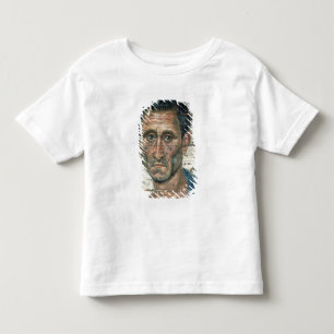 Fayum portrait of a man in a blue cloak, toddler t-shirt
