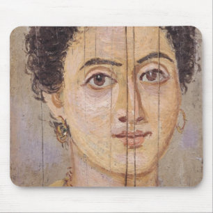 Fayum portrait of a woman mouse pad