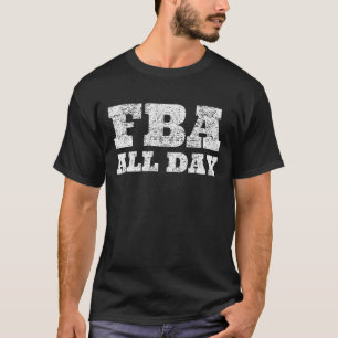 FBA All Day Black Foundational History American T-Shirt