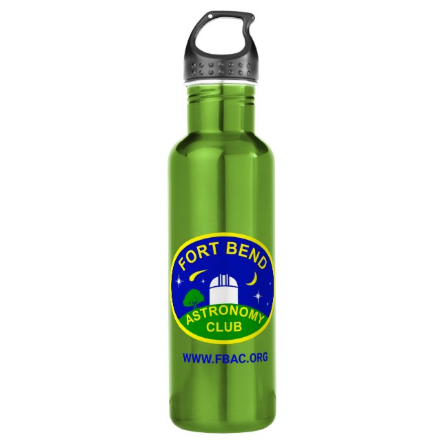 FBAC Water Bottle - 24oz Green (Front)