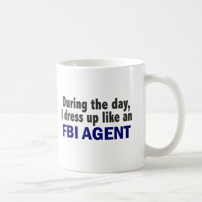 FBI Agent During The Day Coffee Mug (Right)